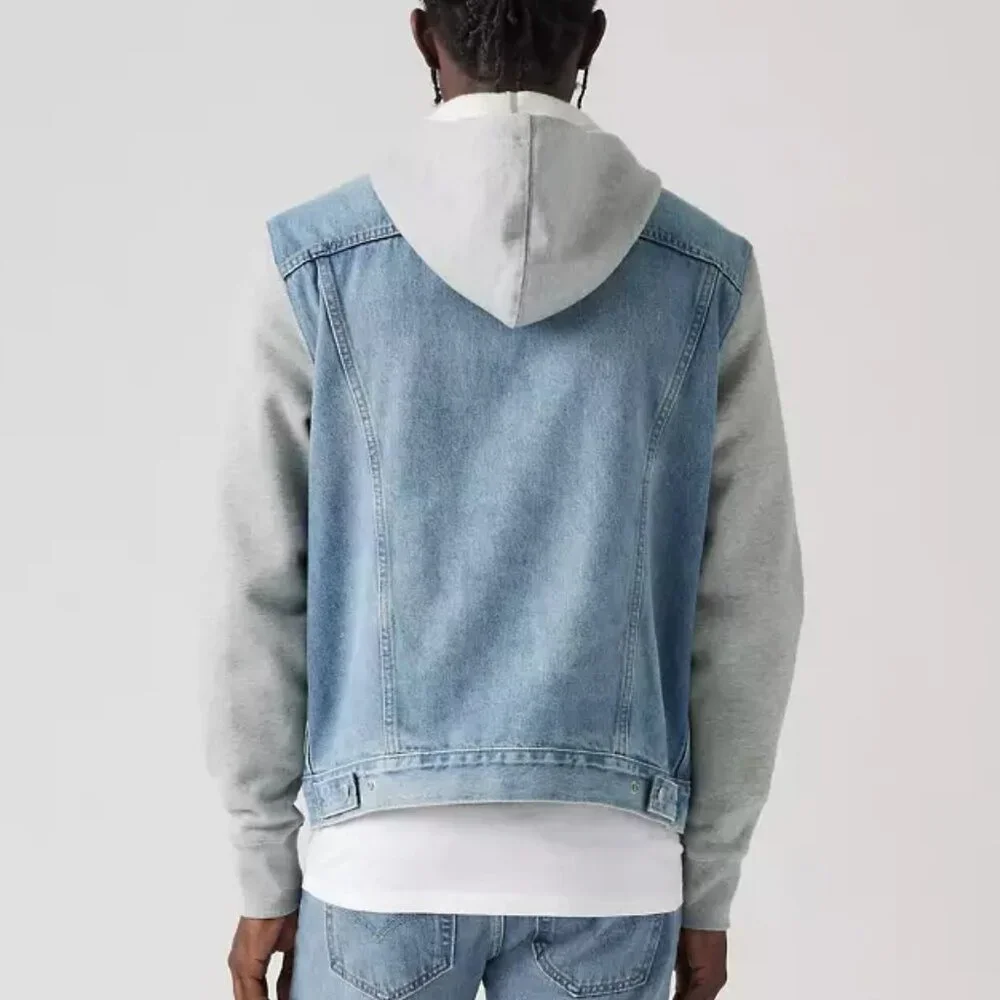 Levi’s - Hybrid Hoodie Trucker Jacket Candy Man/Medium-Wash Medium